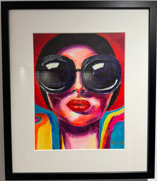 Retro Girl Ruiz Panero Art